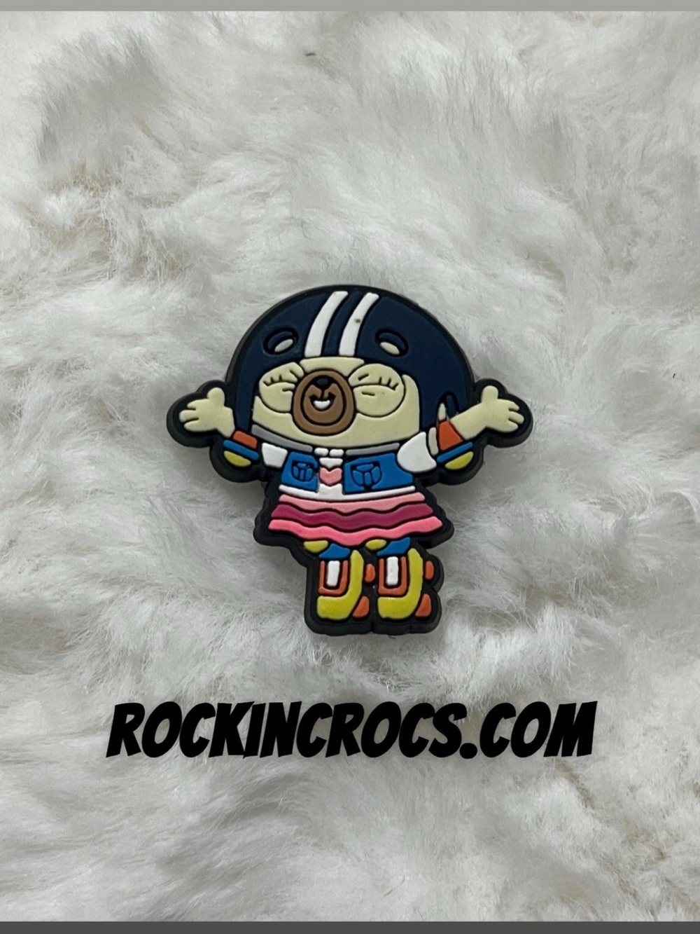 Chip and Potato Croc Charm